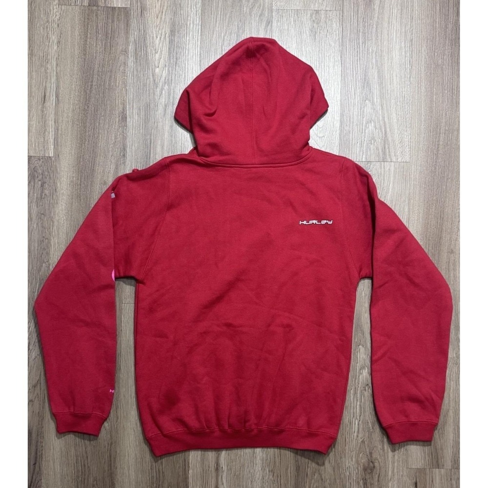 Y2K Hurley Red Women‎ Hoodie Size S - Picture 8 of 8
